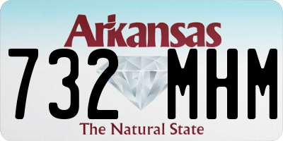 AR license plate 732MHM