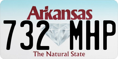 AR license plate 732MHP