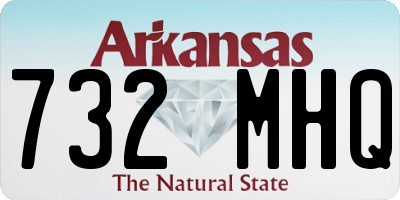AR license plate 732MHQ