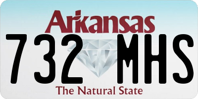 AR license plate 732MHS