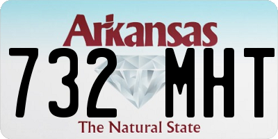 AR license plate 732MHT