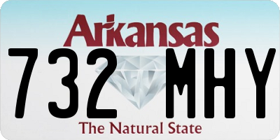 AR license plate 732MHY