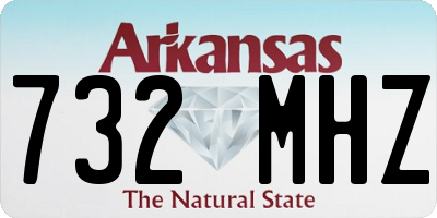 AR license plate 732MHZ