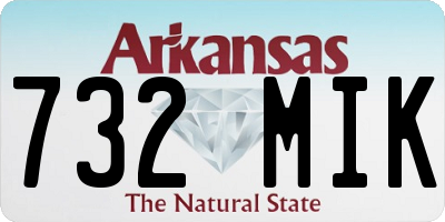 AR license plate 732MIK