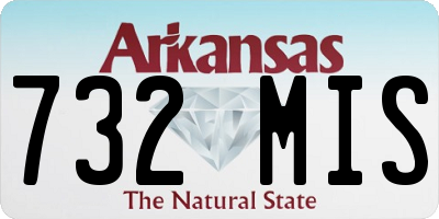 AR license plate 732MIS