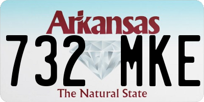 AR license plate 732MKE