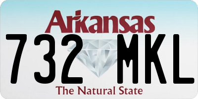 AR license plate 732MKL