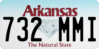 AR license plate 732MMI