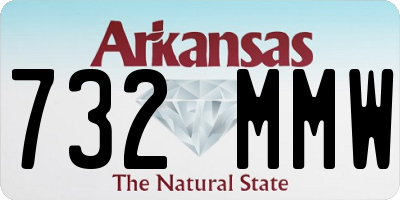 AR license plate 732MMW