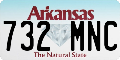 AR license plate 732MNC