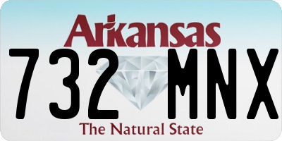 AR license plate 732MNX