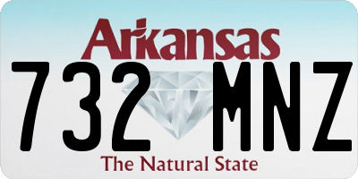 AR license plate 732MNZ