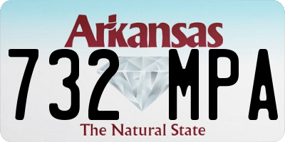 AR license plate 732MPA