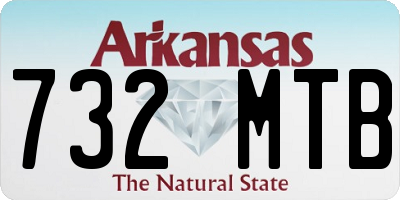 AR license plate 732MTB
