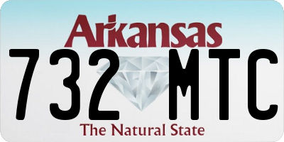 AR license plate 732MTC