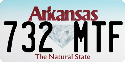AR license plate 732MTF