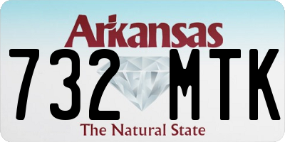 AR license plate 732MTK