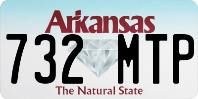AR license plate 732MTP