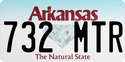 AR license plate 732MTR