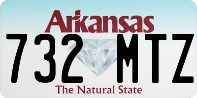 AR license plate 732MTZ