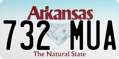AR license plate 732MUA