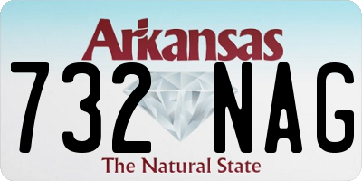 AR license plate 732NAG
