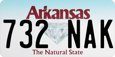 AR license plate 732NAK