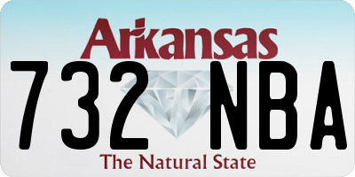 AR license plate 732NBA
