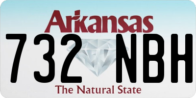 AR license plate 732NBH