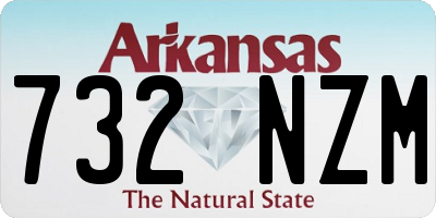 AR license plate 732NZM