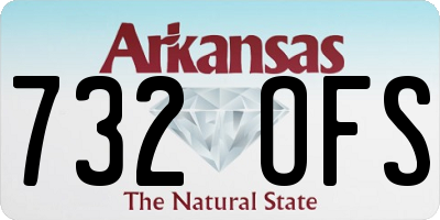 AR license plate 732OFS
