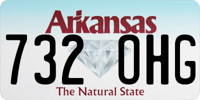AR license plate 732OHG