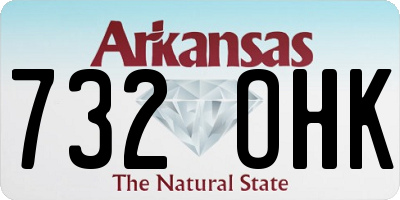 AR license plate 732OHK