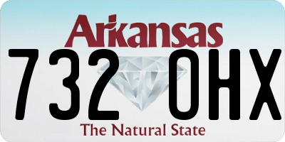 AR license plate 732OHX
