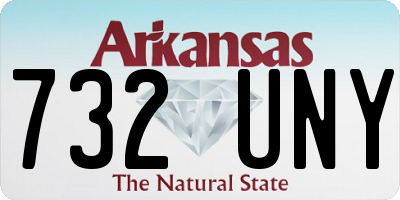 AR license plate 732UNY
