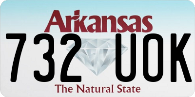 AR license plate 732UOK
