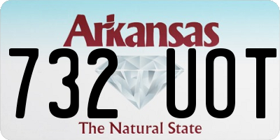 AR license plate 732UOT