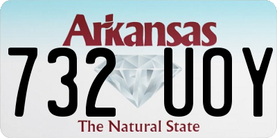 AR license plate 732UOY