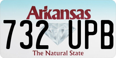AR license plate 732UPB