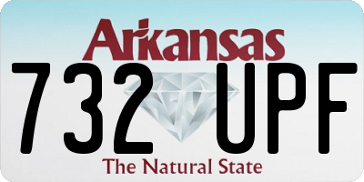 AR license plate 732UPF