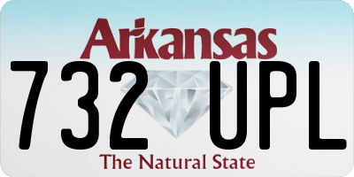 AR license plate 732UPL