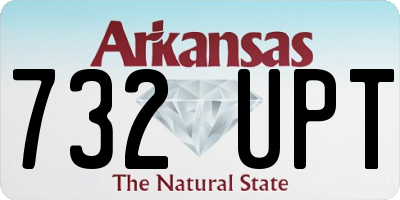AR license plate 732UPT