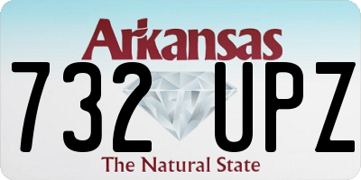 AR license plate 732UPZ