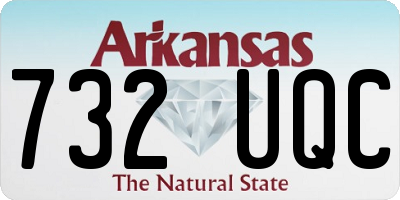 AR license plate 732UQC