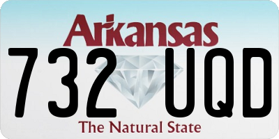 AR license plate 732UQD