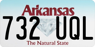 AR license plate 732UQL