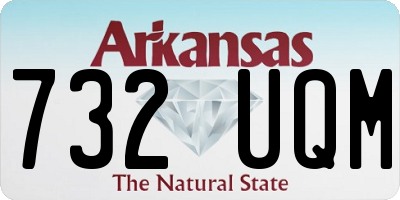 AR license plate 732UQM
