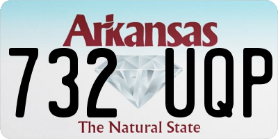 AR license plate 732UQP