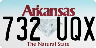 AR license plate 732UQX