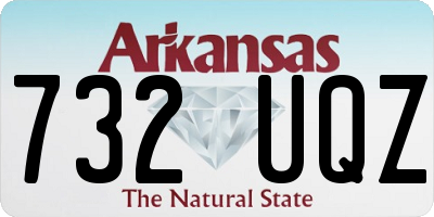 AR license plate 732UQZ